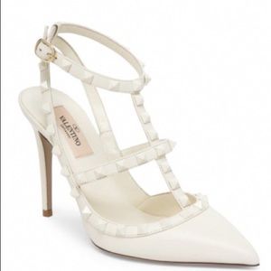 Valentino White Pumps
